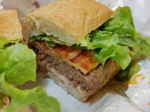 Smoked yuba burger at Ooh Cha Cha - Zhongzheng District in Taipei