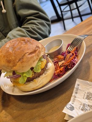 Smokey "cheese" burger at Ooh Cha Cha - Zhongzheng District in Taipei