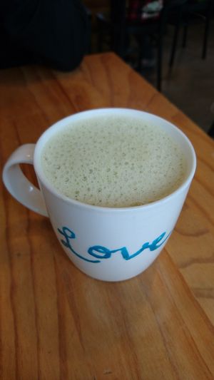 Organic Matcha Green Latte at Ooh Cha Cha - Zhongzheng District in Taipei