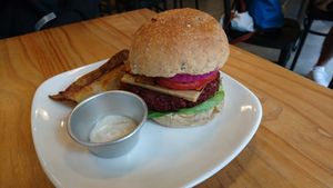 Bacon Cheese Burger at Ooh Cha Cha - Zhongzheng District in Taipei