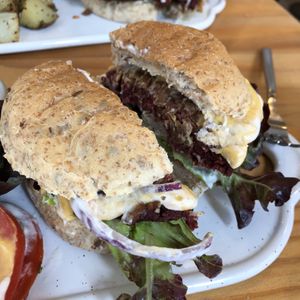 Vegan burger... amazing! at Ooh Cha Cha - Zhongzheng District in Taipei