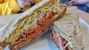 Mozzarella Mushroom Sandwich at Ooh Cha Cha - Zhongzheng District in Taipei