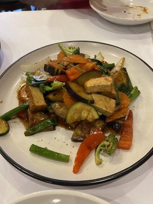 Thai basil eggplant   at Nakorn in Malvern
