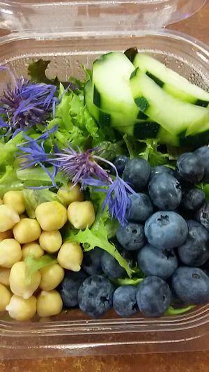 We have prepared vegan soups, sandwiches, entrees and salad on a rotating and seasonal scheudle at Spice and Grain in Fryeburg