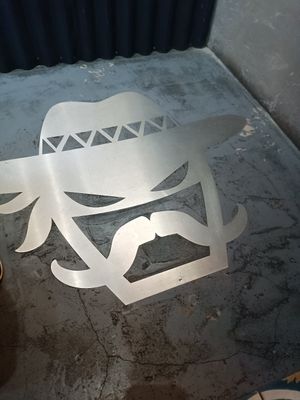 Logo on floor near counter at Tuco's Taqueria  in Castlebar