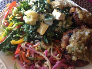 assorted veggies at Juicy Jenny in Atlanta