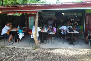 outside view at Green Earth Vegetarian Restaurant in Lucban
