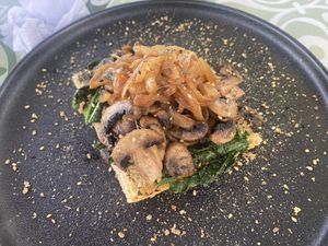 Mushroom Toast   at Amo Atitlan (Amolo) in Sololá