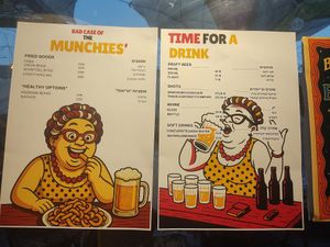 menu at Beer Bazaar in Jerusalem District