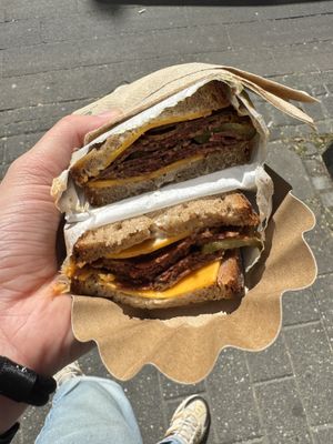 Pastrami sandwich   at Die Vegane Fleischerei in Cologne