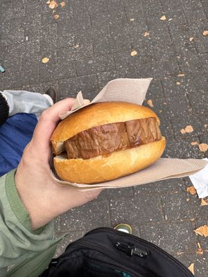 Leberkäse Brötchen   at Die Vegane Fleischerei in Cologne