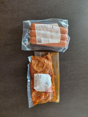 Goodies of the day at Die Vegane Fleischerei in Cologne