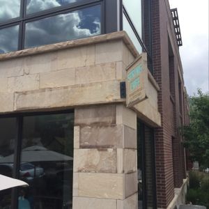 from the street corner at Spring Cafe in Aspen