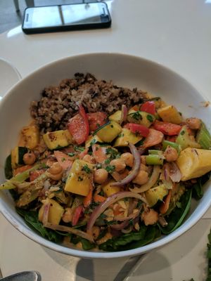 Curry with wild rice at Spring Cafe in Aspen