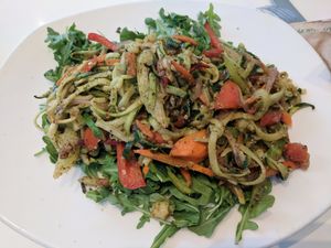 Zucchini noodles at Spring Cafe in Aspen