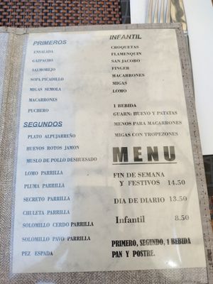  at Restaurante Mesón Cerro Negro in Andalucía