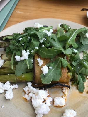Asparagus Rolls at Nuba Cafe - Yaletown in Vancouver