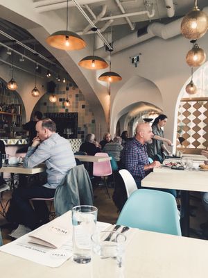 Nice decor! at Nuba Cafe - Yaletown in Vancouver