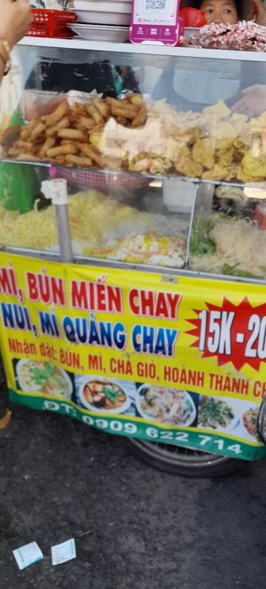 The stall at Mi Quang Chay in Thành Phố Hồ Chí Minh