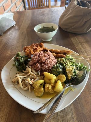 Nasi campur  at Prima Warung in Ubud