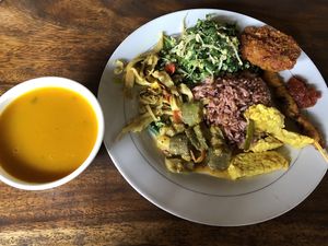Nasi campur at Prima Warung in Ubud