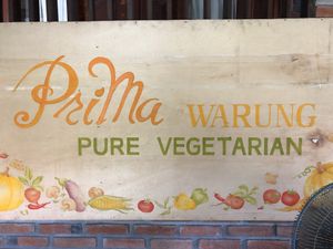 Pure vegetarian at Prima Warung in Ubud