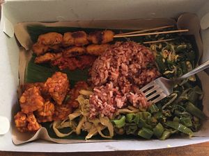 Another variation of Nasi Campur at Prima Warung in Ubud