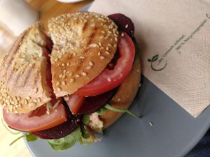 Lovestruck Vegan Bagel at TASTE in Schleswig-holstein