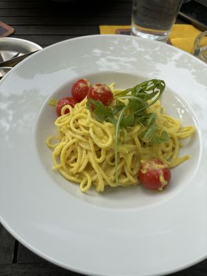Spaghetti carbonara   at Bebop in Vienna