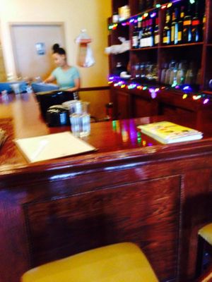 Bar and register at Soretti's in Burtonsville