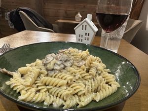Pasta al Funghi  at Vegitalian in Salzburg
