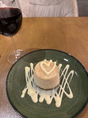 Cauliflower flan  at Vegitalian in Salzburg