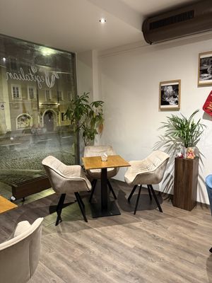 inside  at Vegitalian in Salzburg