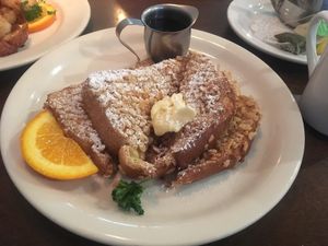 Rice crispy French toast! (Vegan) at Evan's Kitchen in Sacramento