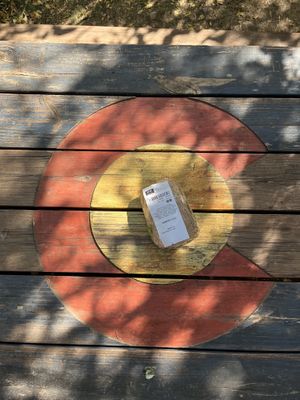 Sandwich on a table down the streett   at Mountain Peoples Co-op in Nederland