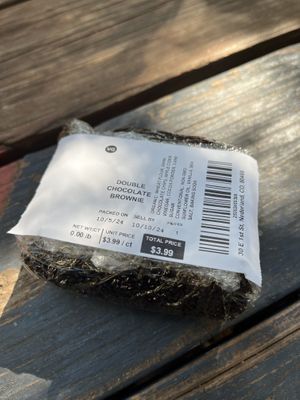 Brownie  at Mountain Peoples Co-op in Nederland