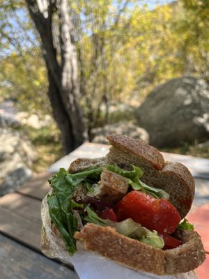 Tofu sammie   at Mountain Peoples Co-op in Nederland
