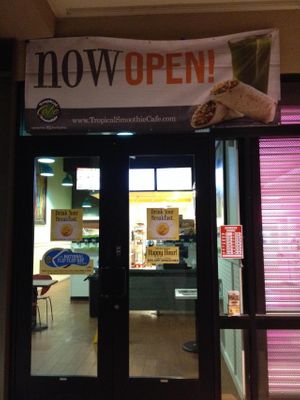 Now Open - Happy Hour 50% off specials at Tropical Smoothie Cafe in Phoenix