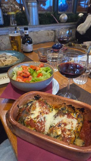 Lazanje sa špinatom i gljivama. at Bistro Paris in Primorsko-goranska županija