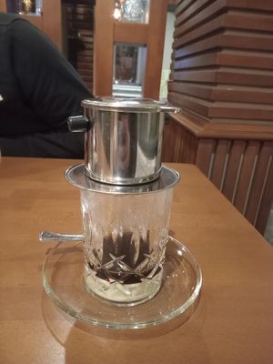 Der nicht(!)vegane vietnamesische Kaffee 😞 at Vietnamese Vegan Restaurant in Worms