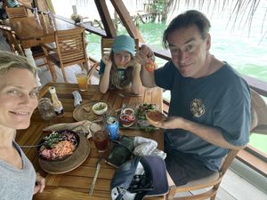 Hippy bowl!  at Leaf Eaters Cafe in Bocas Del Toro