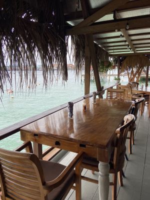   at Leaf Eaters Cafe in Bocas Del Toro