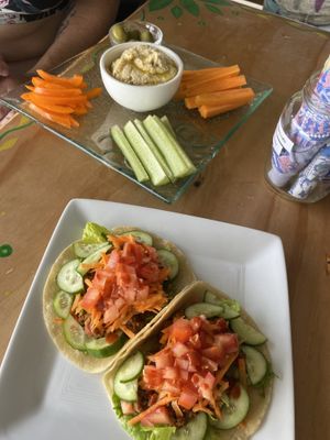   at Leaf Eaters Cafe in Bocas Del Toro