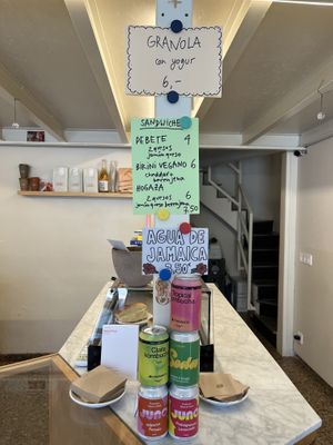 Menu  at Pècora in Catalunya