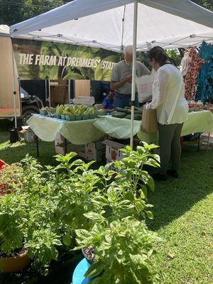 Produce vendor at Mentor Farmers Market in Mentor