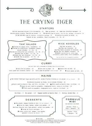  at The Crying Tiger Paris 9 in île-de-france