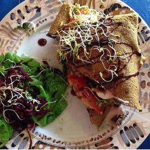 Vegan galette  at Maloko in South East London