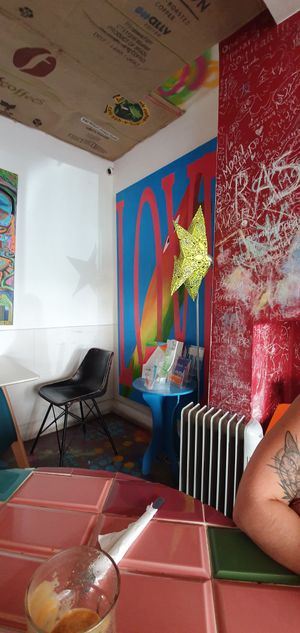 Original art at Maloko in South East London