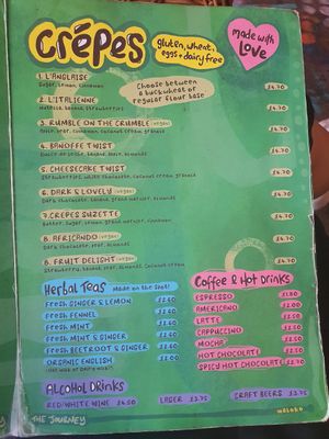 Menu at Maloko in South East London