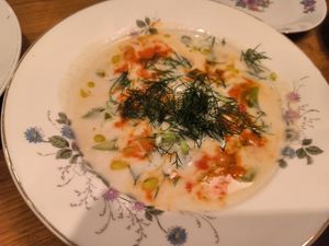 Squash stew at Marumba in Budapest